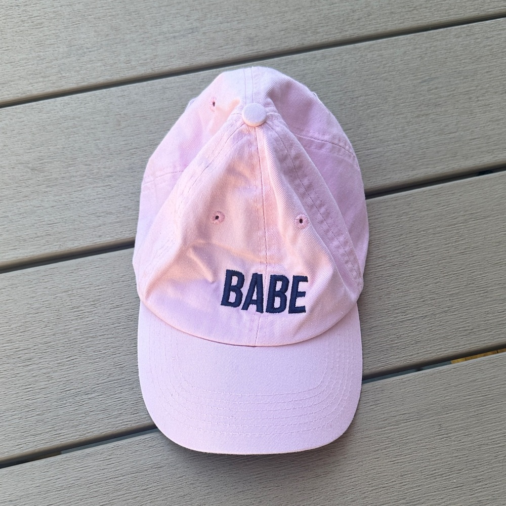 Pink 'Babe' baseball cap hat
